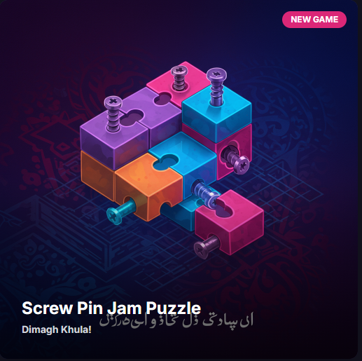 Screw Pin Jam Puzzle